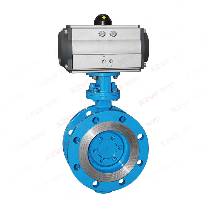 Pneumatic flange butterfly valve