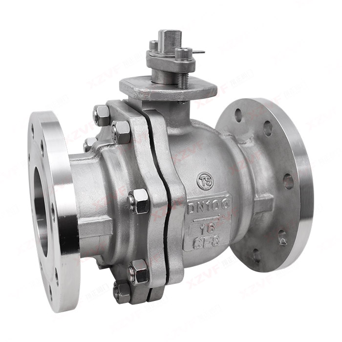 Stainless steel hard sealed flange ball valve