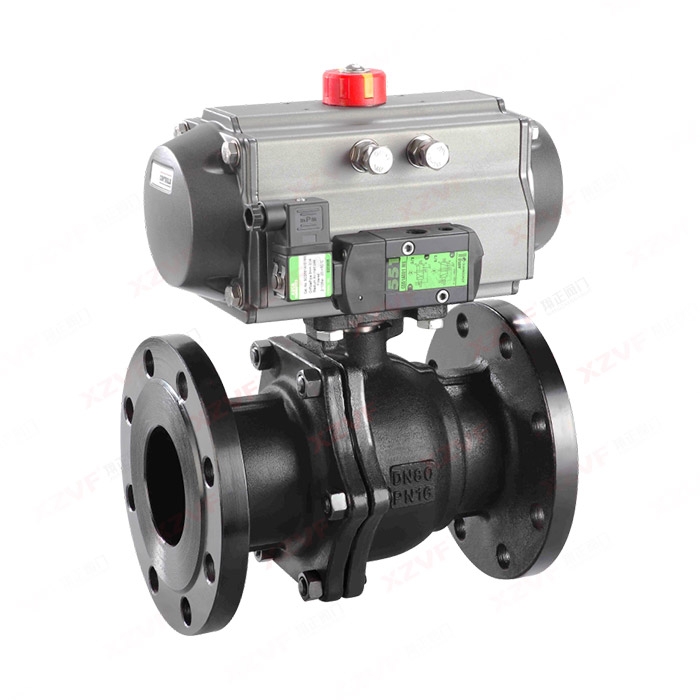 National standard high platform flange ball valve