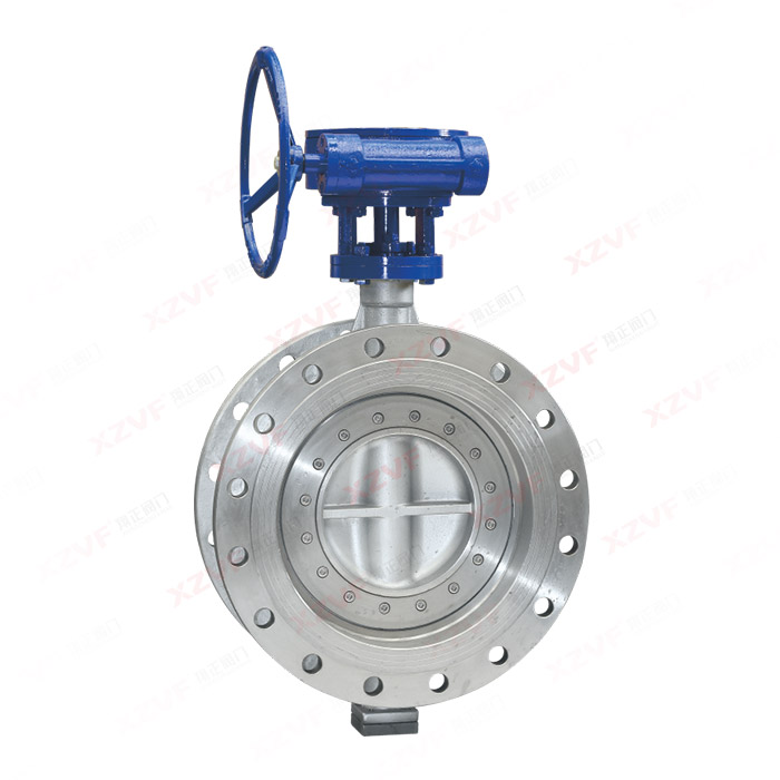 Worm gear flange butterfly valve