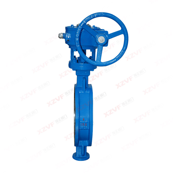 Butterfly valve with clamp