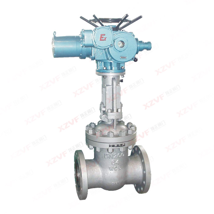 Electric flange gate valve