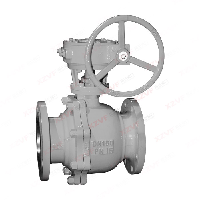Worm floating ball valve